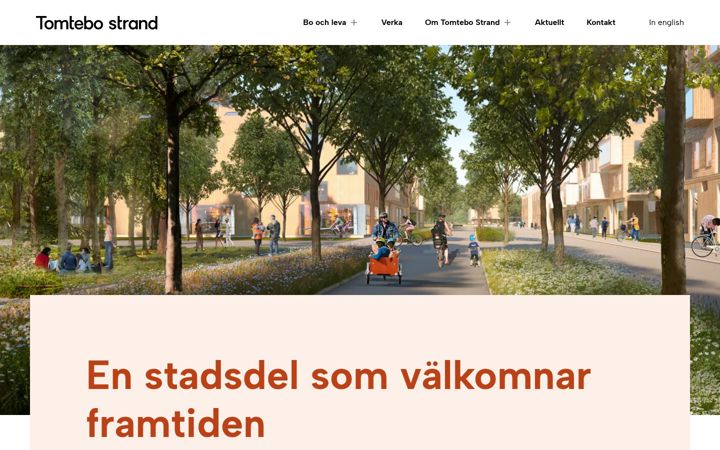 Zrzut ekranu tomtebostrand.se