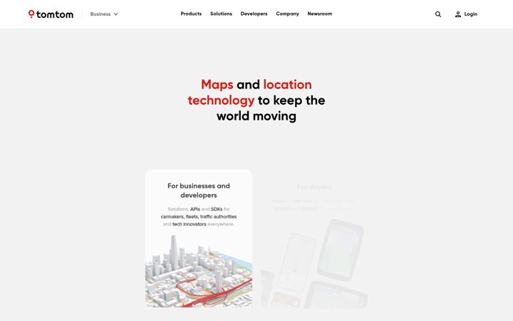 Zrzut ekranu tomtom.com