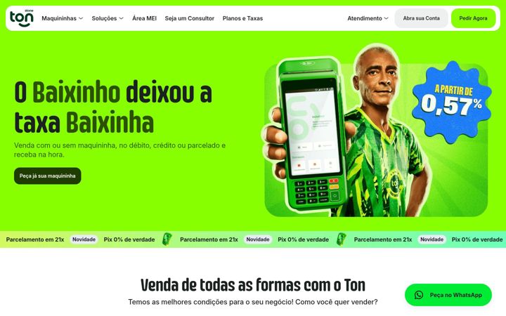 Zrzut ekranu ton.com.br