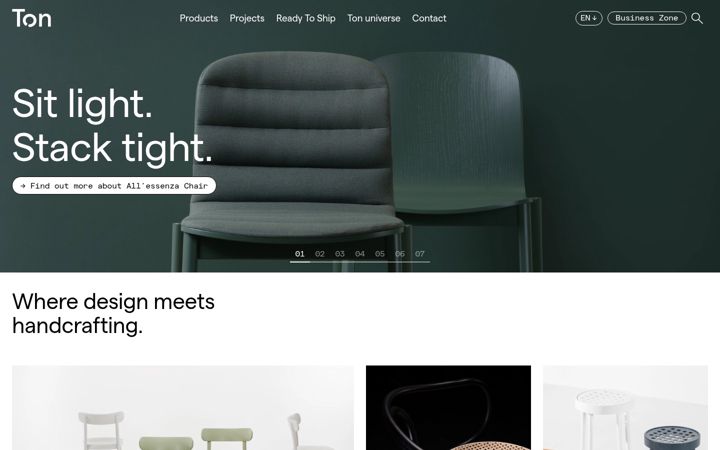 Screenshot of ton.eu