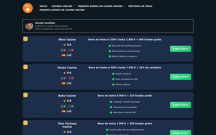 Screenshot of tonatiuh.es