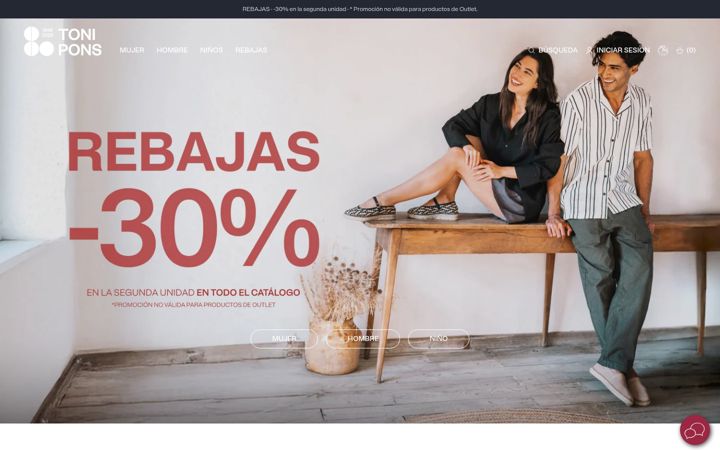 Screenshot of tonipons.com