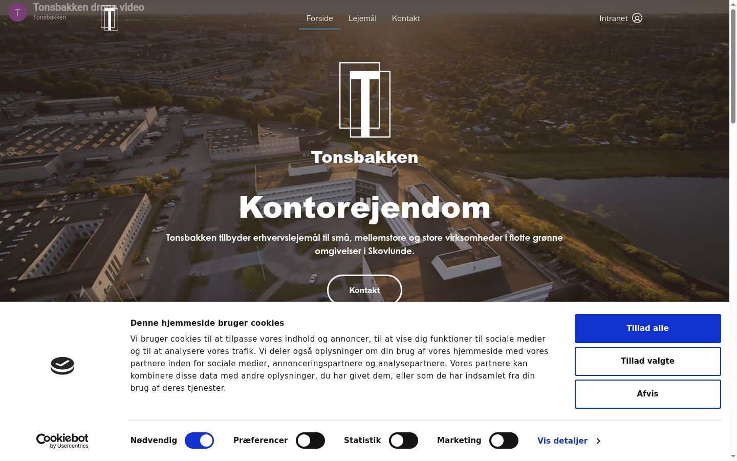 Screenshot van de toestemmingsbanner zoals getoond vóór enige interactie