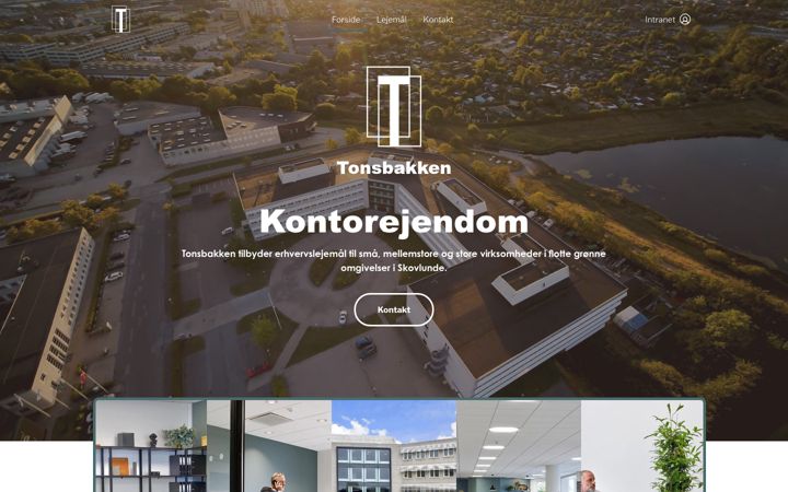 Screenshot of tonsbakken.dk