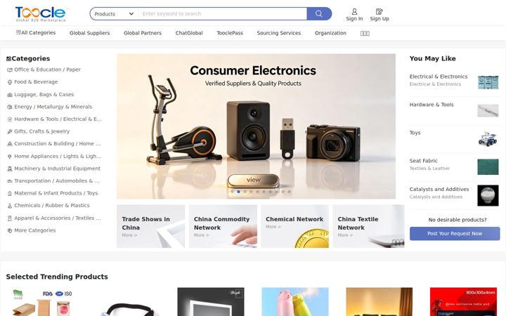 Snímek obrazovky toocle.com