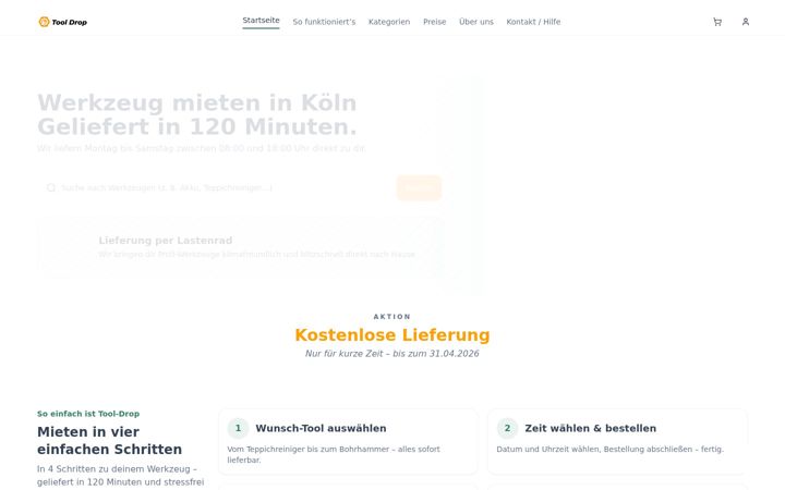 Screenshot of tool-drop.de