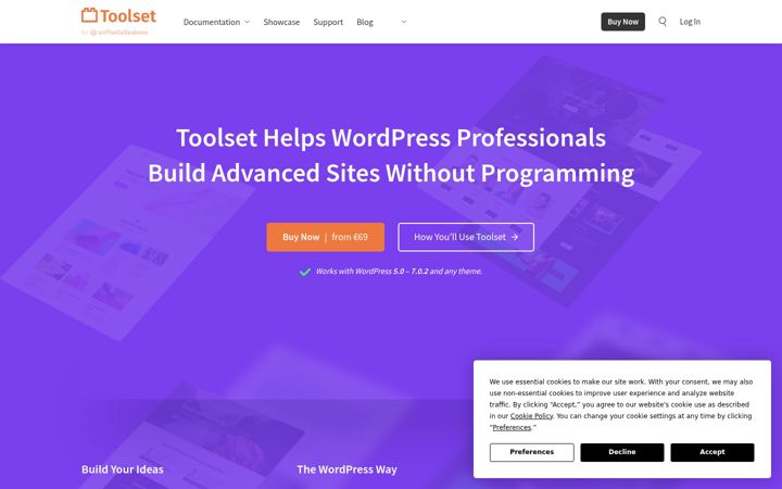 Ekrānuzņēmums no toolset.com