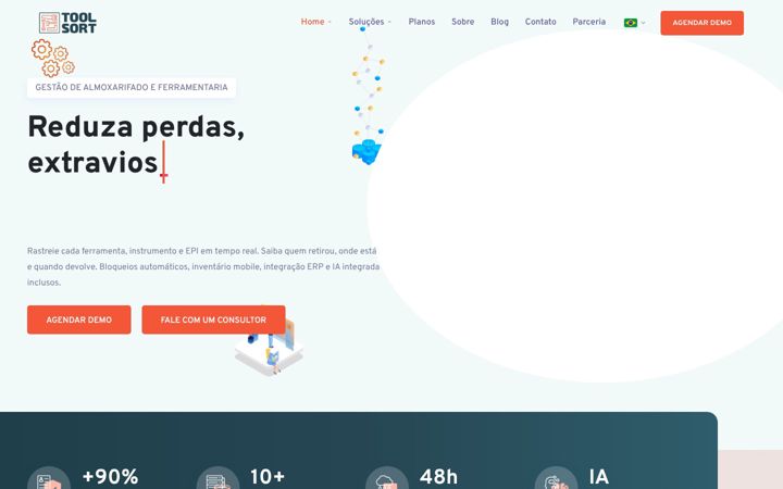 Screenshot of toolsort.com.br