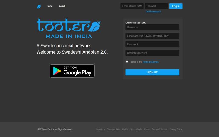 tooter.in