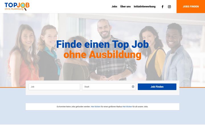 Screenshot of top-job-ohne-ausbildung.de