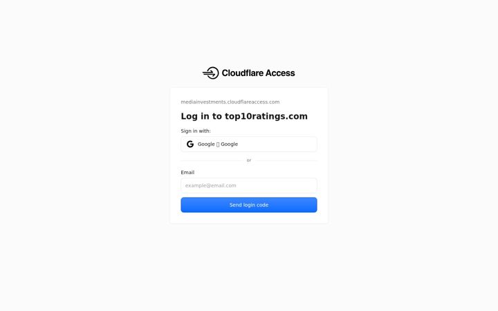 Screenshot of top10ratings.com