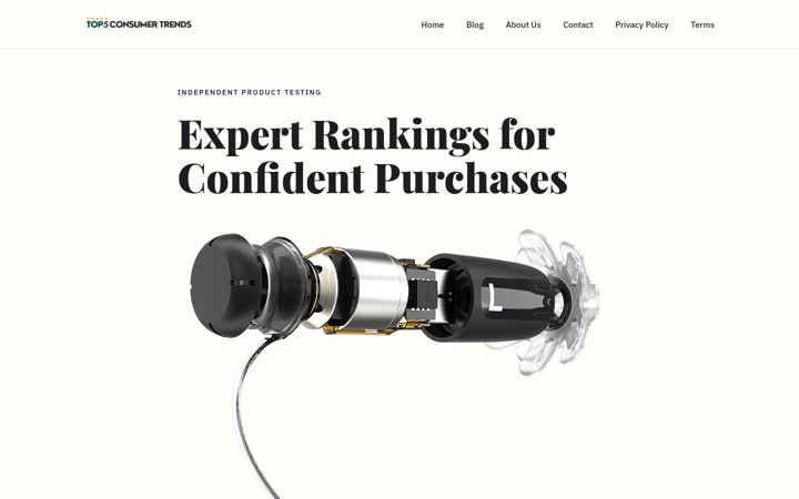 Screenshot of top5consumertrends.com