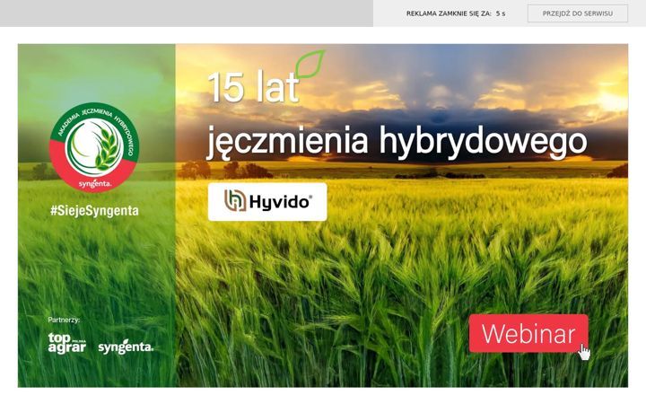 Screenshot of topagrar.pl
