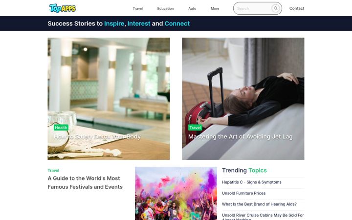 Screenshot of topappshub.com
