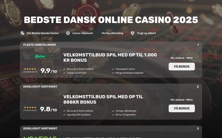 Skærmbillede af topdanishratedslots.com