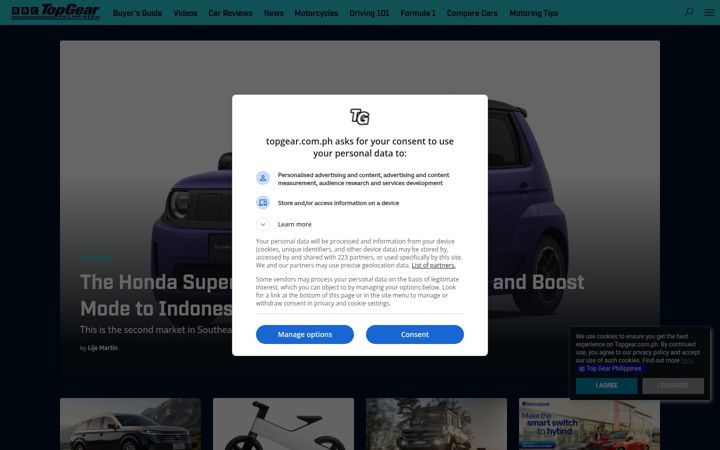 Screenshot of topgear.com.ph