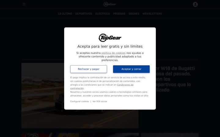 Screenshot of topgear.es