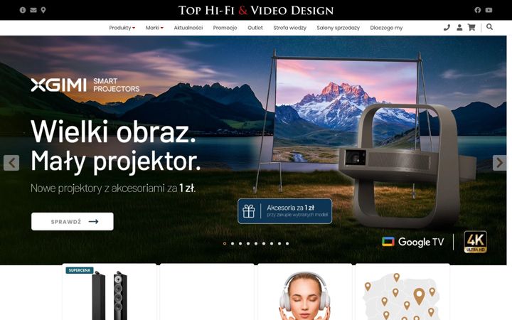 Screenshot of tophifi.pl