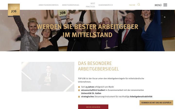Skærmbillede af topjob.de