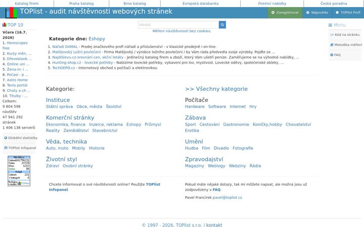 Snímek obrazovky toplist.cz