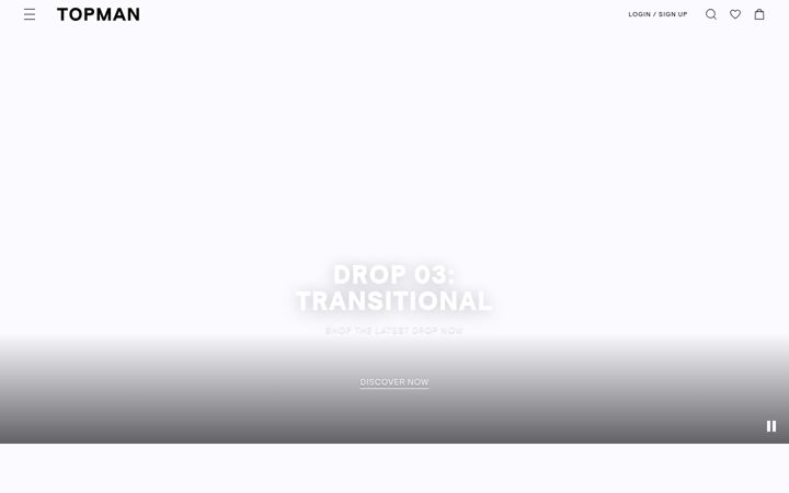 Screenshot of topman.com