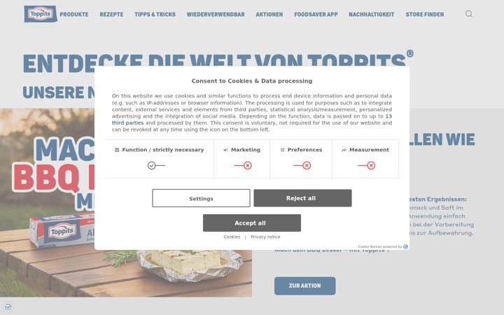 Screenshot of toppits.at