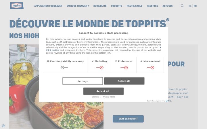 Screenshot of toppits.be