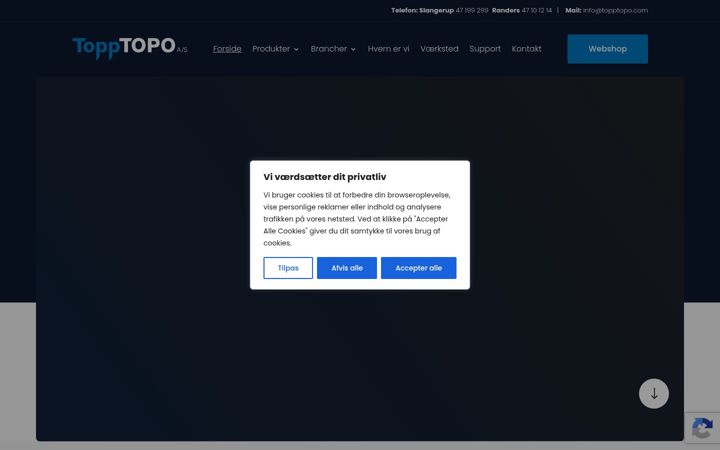 Képernyőkép: topptopo.dk