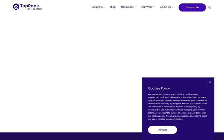 Screenshot of toprankmarketing.com