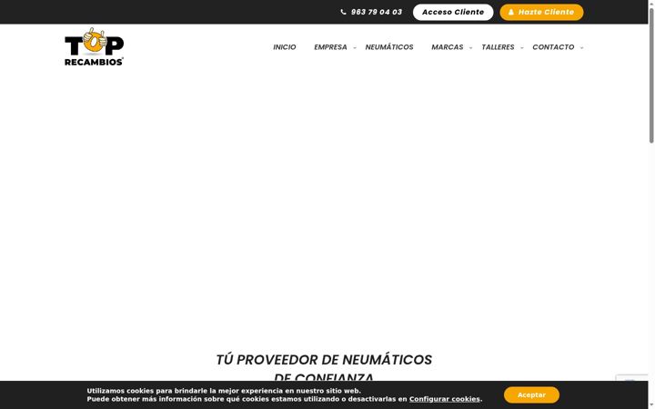 Screenshot of toprecambios.com