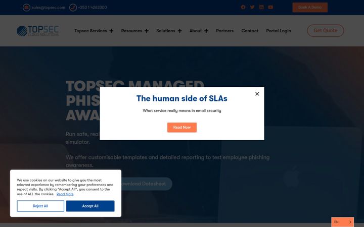 Screenshot di topsec.com