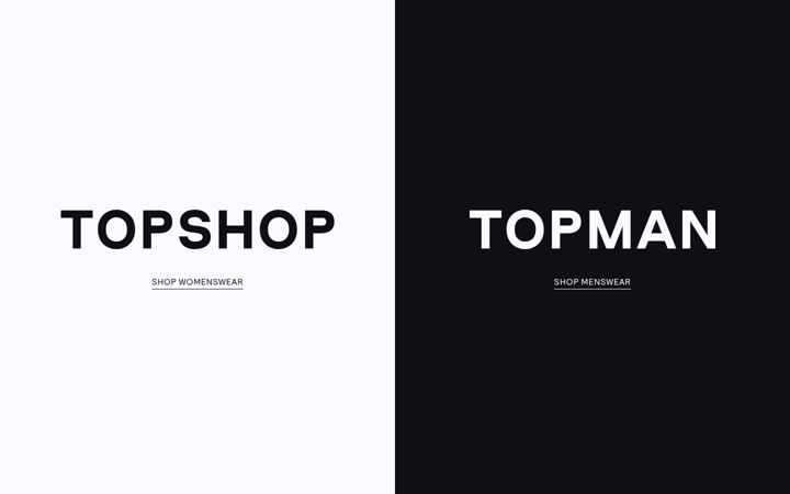 Captura de pantalla de topshop.com