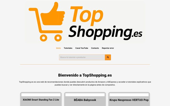 Screenshot of topshopping.es