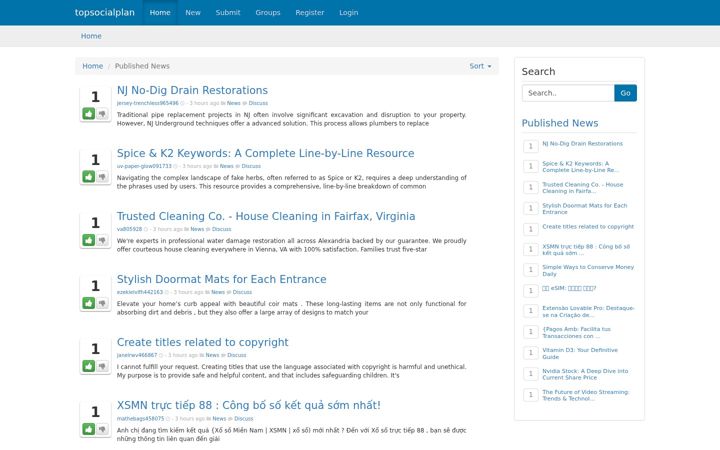 Screenshot of topsocialplan.com