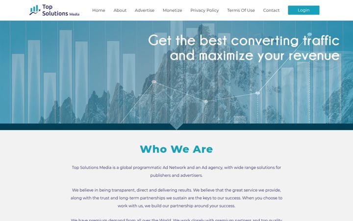 Screenshot of topsolutionsmedia.com