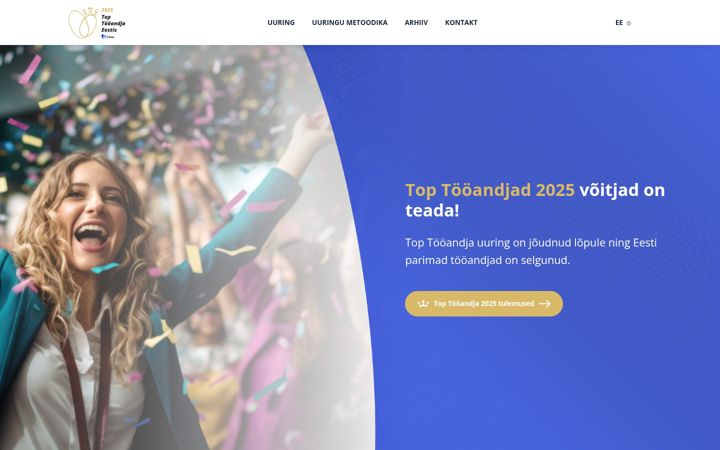 Screenshot of toptooandja.ee