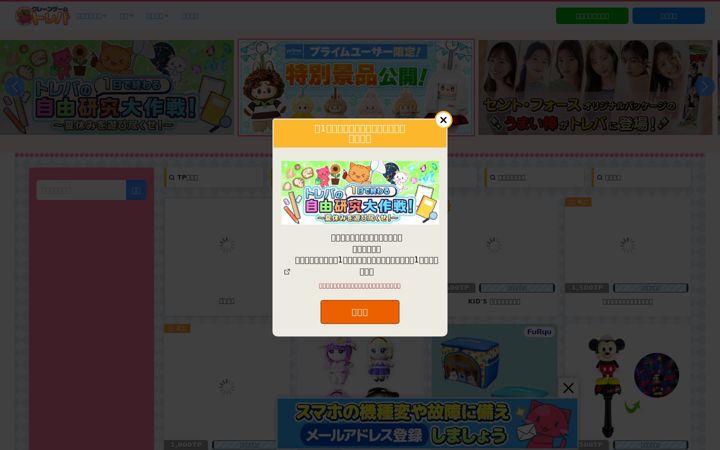 Screenshot of toreba.net