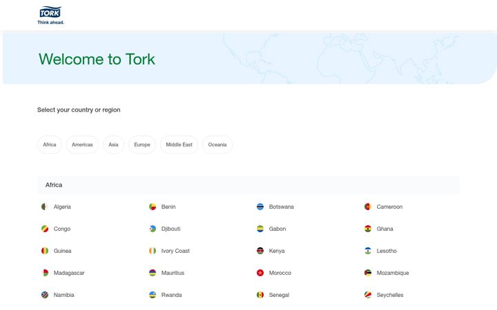 Screenshot of torkglobal.com