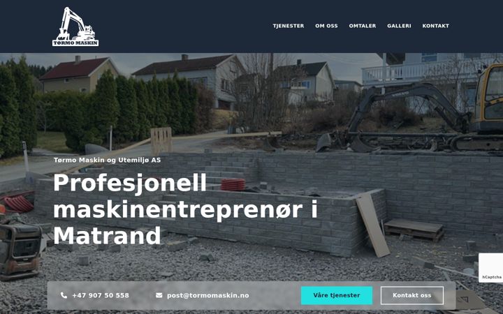 Skärmbild av tormomaskin.no