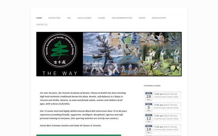 Screenshot of torontoacademy.com