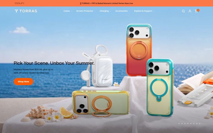 Screenshot of torraslife.com