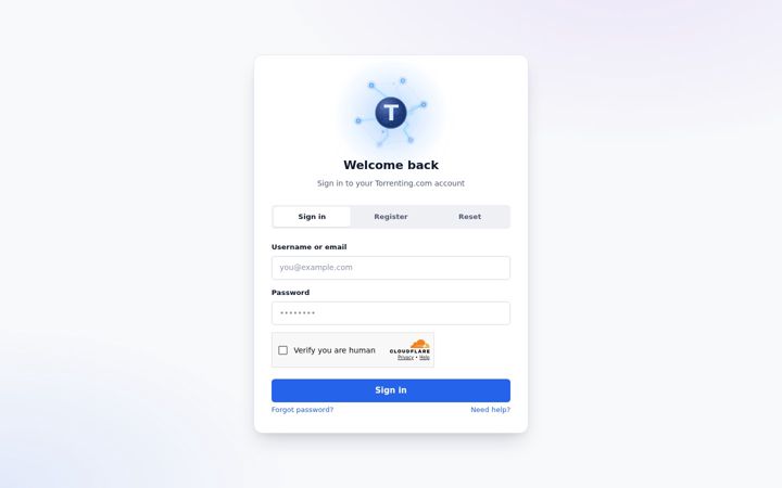 Screenshot of torrenting.com
