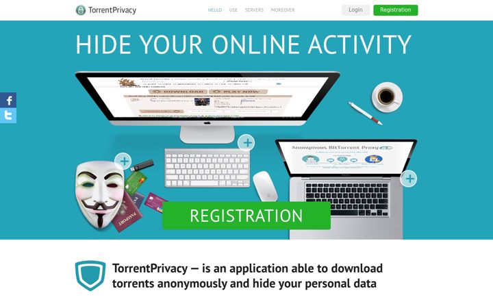Screenshot of torrentreactor.net