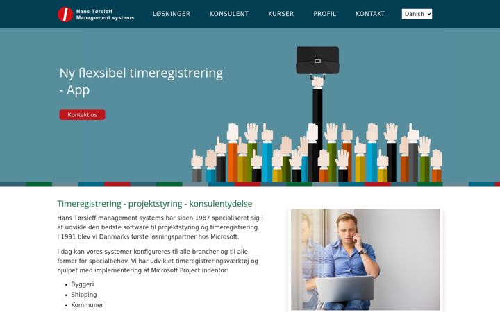 Screenshot of torsleff.dk