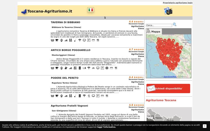 Zrzut ekranu toscana-agriturismo.it