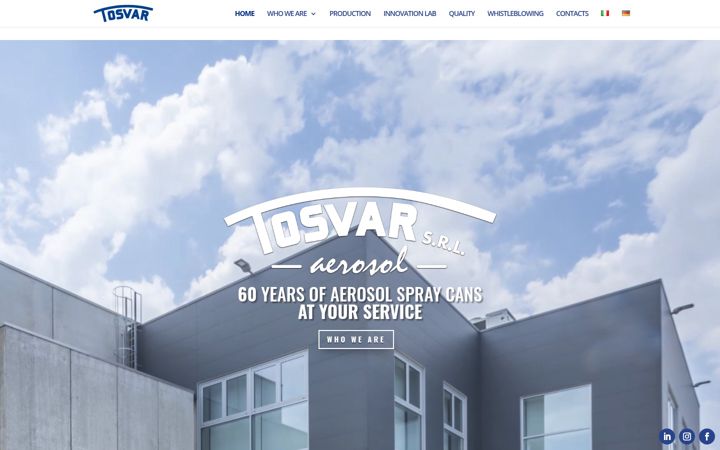 Screenshot of tosvar.it