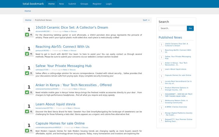 Screenshot of total-bookmark.com