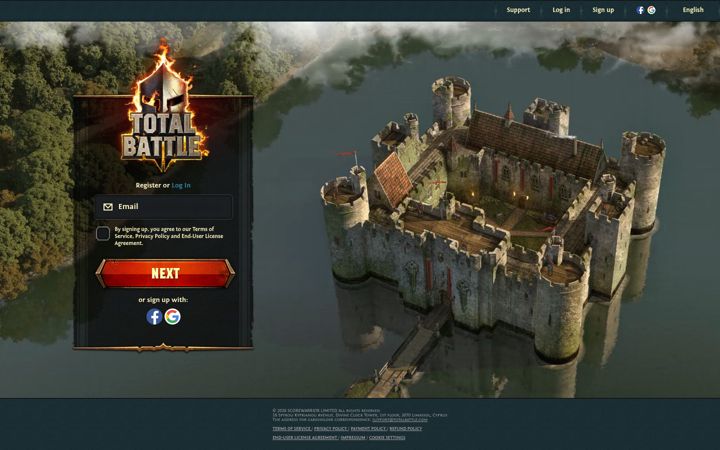 Ekrānuzņēmums no totalbattle.com