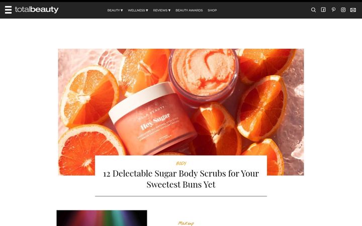 Screenshot of totalbeauty.com
