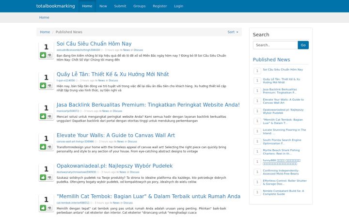 Screenshot of totalbookmarking.com